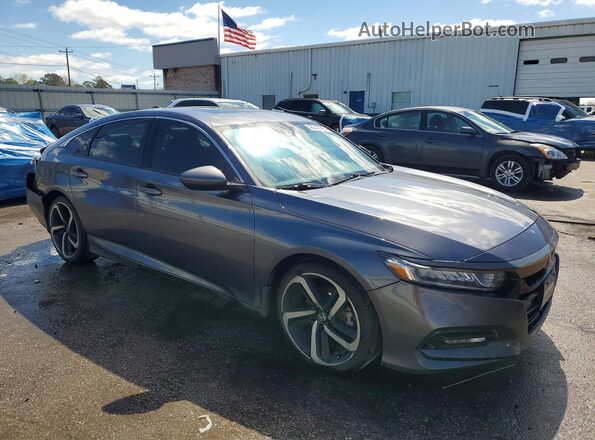 1HGCV2F3XLA023703 2020 HONDA ACCORD Gray Передня права чверть