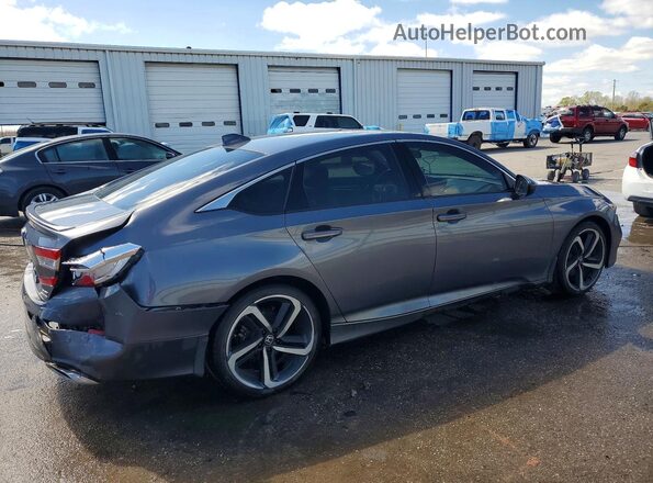 1HGCV2F3XLA023703 2020 HONDA ACCORD Gray Задня права чверть