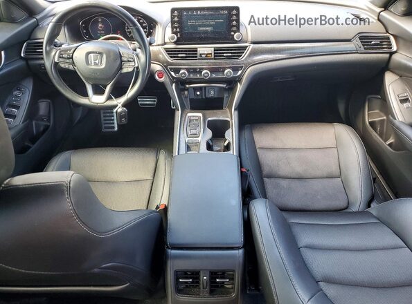 1HGCV2F3XLA023703 2020 HONDA ACCORD Gray Вид панелі приладів