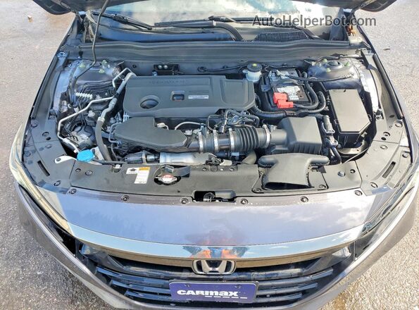 1HGCV2F3XLA023703 2020 HONDA ACCORD Gray Вид задньої частини салону