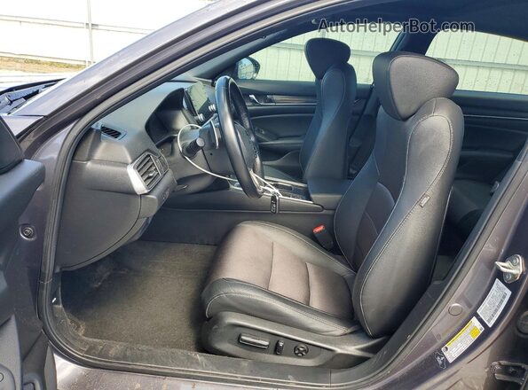 1HGCV2F3XLA023703 2020 HONDA ACCORD Gray Вид салону спереду