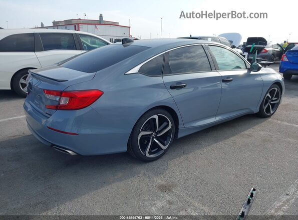 1HGCV2F3XMA010287 2021 HONDA ACCORD Gray Trasero derecho