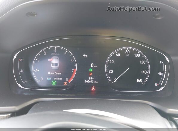 1HGCV2F3XMA010287 2021 HONDA ACCORD Gray Vista de los asientos traseros