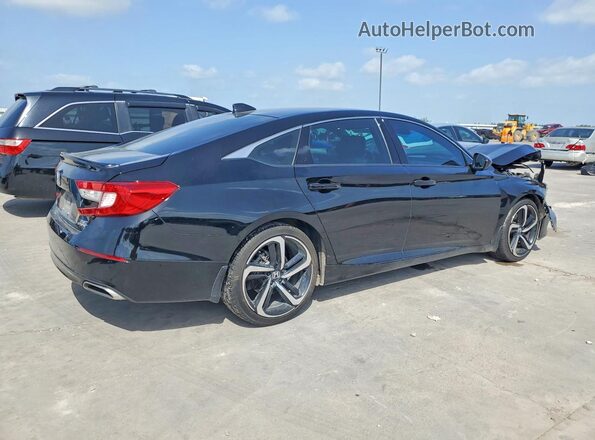 1HGCV2F3XNA022456 2022 HONDA ACCORD Black Задня права чверть