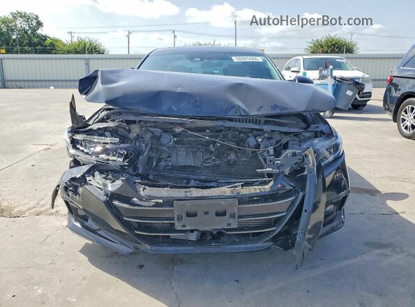 1HGCV2F3XNA022456 2022 HONDA ACCORD Black Вид спереду