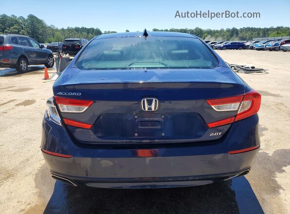 1HGCV2F50LA026675 2020 HONDA ACCORD Blue უკანა ხედი