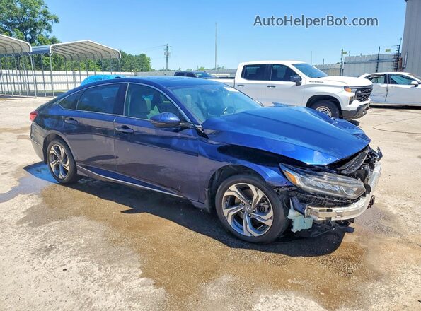 1HGCV2F50LA026675 2020 HONDA ACCORD Blue წინა მარჯვენა