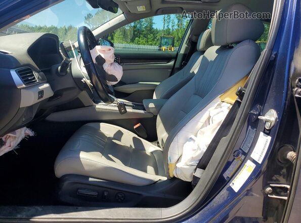 1HGCV2F50LA026675 2020 HONDA ACCORD Blue წინა სალონის ხედი