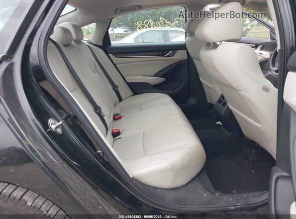 1HGCV2F51JA040744 2018 HONDA ACCORD Black VIN կոդի պիտակի տեսք