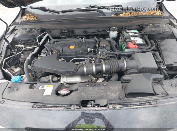1HGCV2F51JA040744 2018 HONDA ACCORD Black Հետևի տեսք