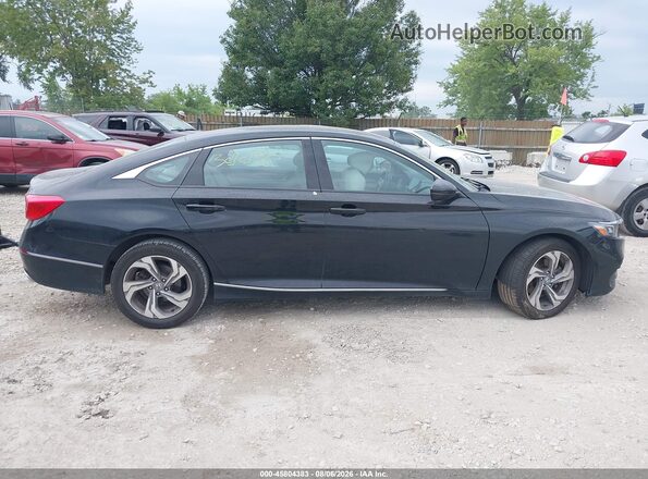 1HGCV2F51JA040744 2018 HONDA ACCORD Black Սարքավորումների վահանակի տեսք