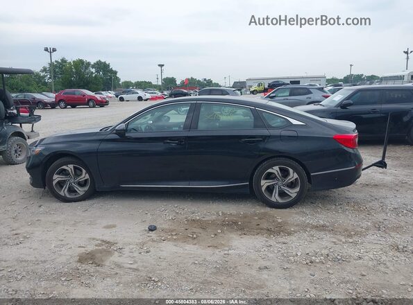1HGCV2F51JA040744 2018 HONDA ACCORD Black Սալոնի հետևի տեսք