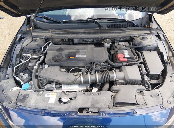 1HGCV2F52JA042339 2018 HONDA ACCORD Blue Вид ззаду
