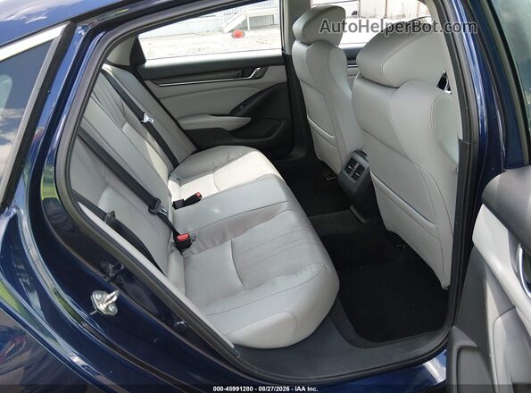 1HGCV2F52JA042339 2018 HONDA ACCORD Blue Вид наклейки з VIN-кодом