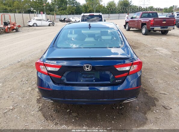 1HGCV2F52JA042339 2018 HONDA ACCORD Blue 