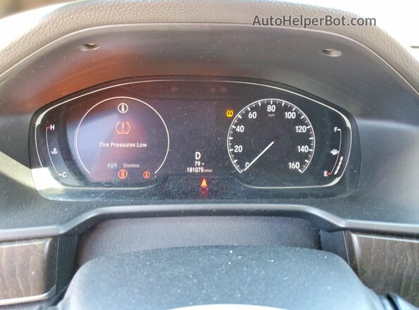 1HGCV2F53JA017837 2018 HONDA ACCORD White Vista del cuadro de instrumentos