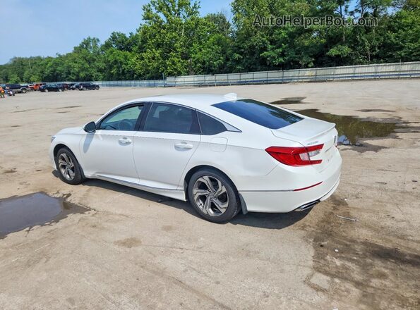 1HGCV2F53JA042883 2018 HONDA ACCORD White Հետևի ձախ