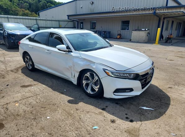 1HGCV2F53JA042883 2018 HONDA ACCORD White Առջևի աջ