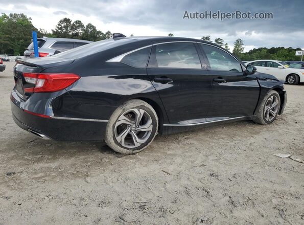 1HGCV2F53KA012039 2019 HONDA ACCORD Черный Задняя правая четверть
