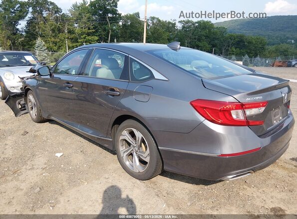 1HGCV2F54JA008564 2018 HONDA ACCORD Gray Задня ліва чверть