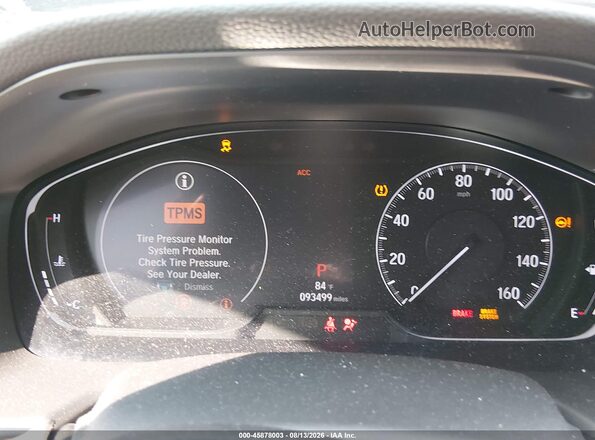 1HGCV2F54JA008564 2018 HONDA ACCORD Gray Вид задніх сидінь