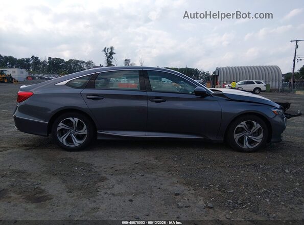 1HGCV2F54JA008564 2018 HONDA ACCORD Gray Вид задньої частини салону