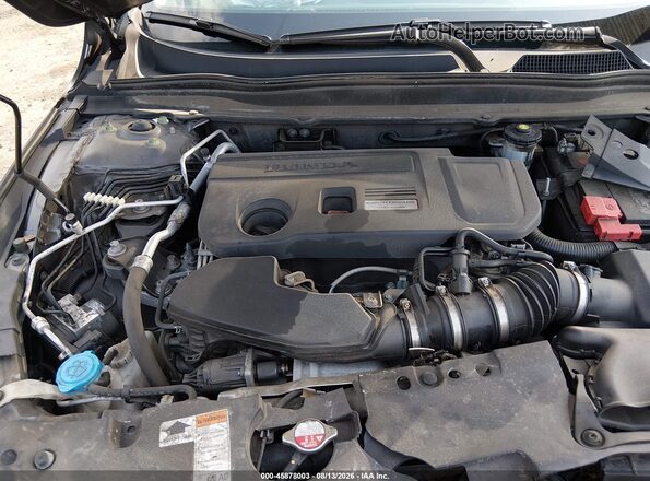1HGCV2F54JA008564 2018 HONDA ACCORD Gray Вид ззаду