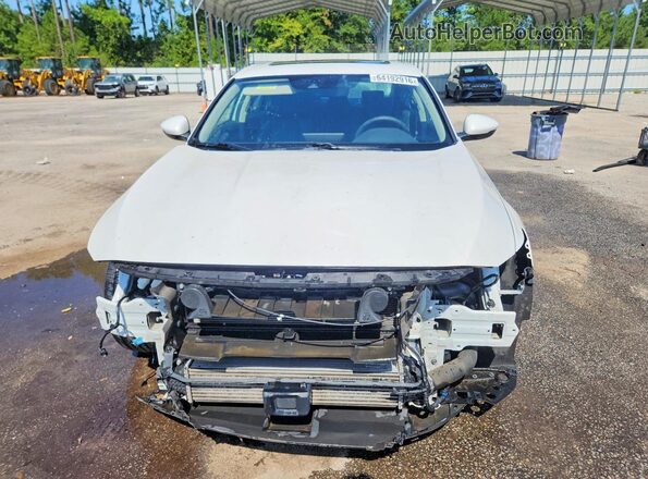 1HGCV2F56KA014674 2019 HONDA ACCORD White Front view