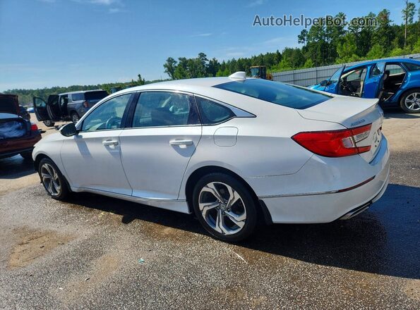 1HGCV2F56KA014674 2019 HONDA ACCORD White Rear left