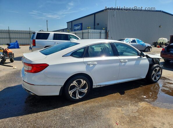 1HGCV2F56KA014674 2019 HONDA ACCORD White Rear right