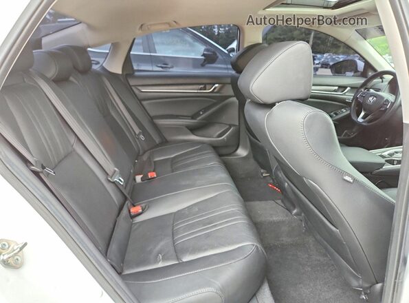 1HGCV2F56LA028477 2020 HONDA ACCORD White Հետևի նստատեղերի տեսք
