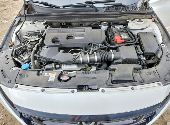 1HGCV2F56LA028477 2020 HONDA ACCORD White Սալոնի հետևի տեսք