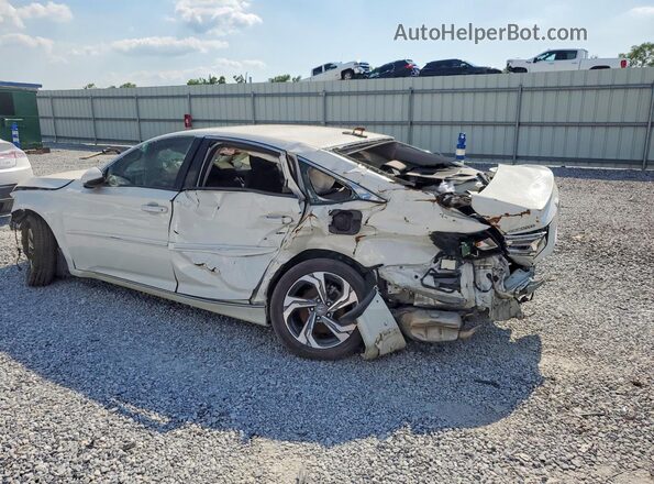 1HGCV2F57JA021941 2018 HONDA ACCORD White უკანა მარცხენა
