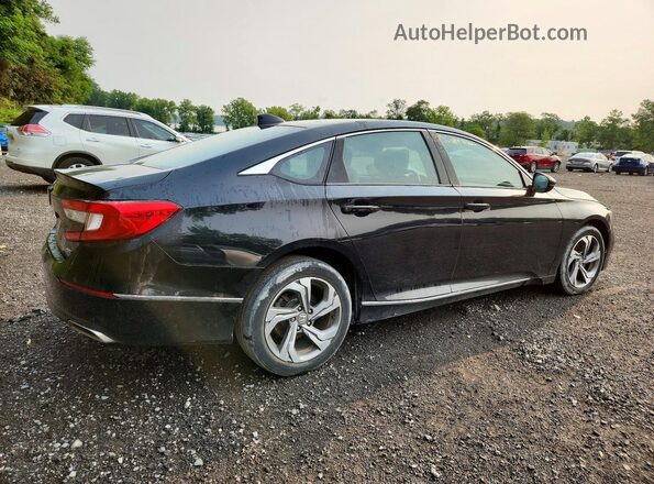 1HGCV2F57JA025178 2018 HONDA ACCORD Black Հետևի աջ