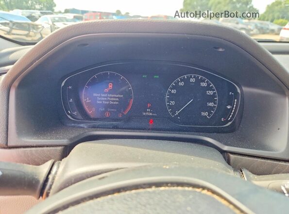 1HGCV2F58JA011239 2018 HONDA ACCORD White ხელსაწყოთა პანელის ხედი