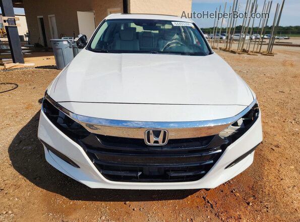 1HGCV2F58JA011239 2018 HONDA ACCORD White წინა ხედი