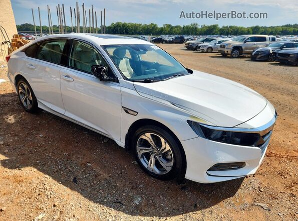 1HGCV2F58JA011239 2018 HONDA ACCORD White წინა მარჯვენა