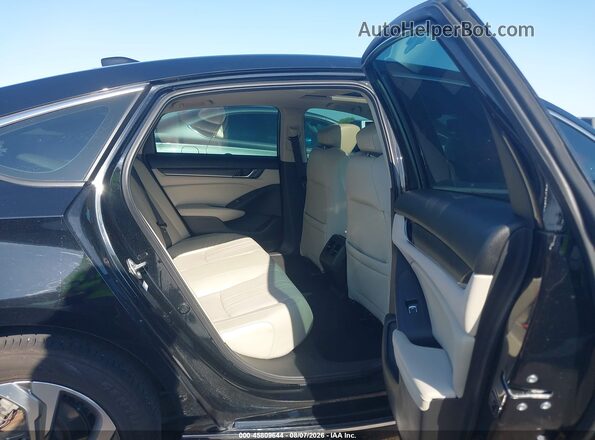 1HGCV2F58JA037789 2018 HONDA ACCORD Black Вид наклейки з VIN-кодом