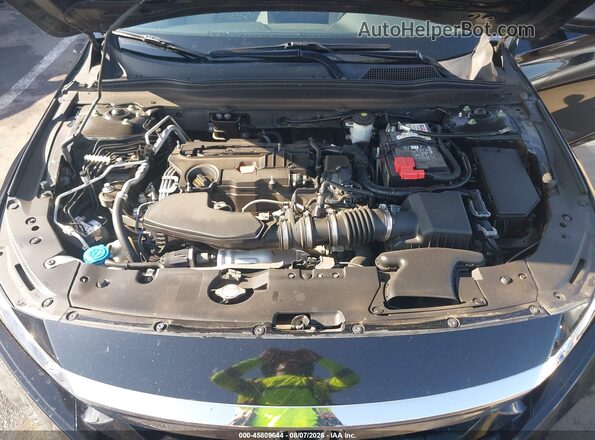 1HGCV2F58JA037789 2018 HONDA ACCORD Black Вид ззаду