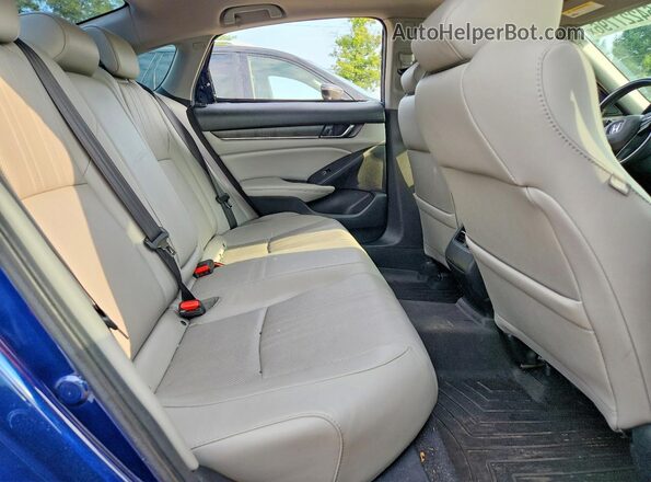 1HGCV2F58LA020039 2020 HONDA ACCORD Blue Widok tylnych siedzeń