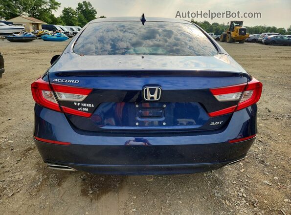 1HGCV2F58LA020039 2020 HONDA ACCORD Blue Widok z tyłu