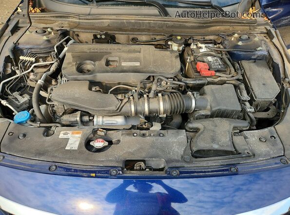 1HGCV2F58LA020039 2020 HONDA ACCORD Blue Widok wnętrza z tyłu