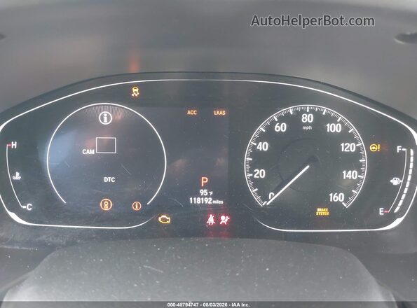 1HGCV2F59JA003425 2018 HONDA ACCORD Серый Вид задних сидений
