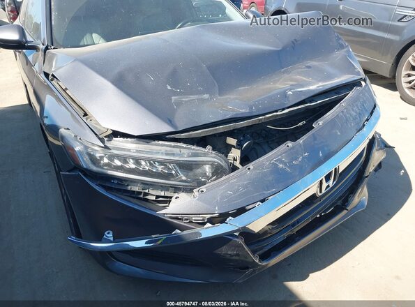 1HGCV2F59JA003425 2018 HONDA ACCORD Серый Вид спереди