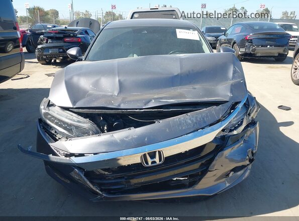 1HGCV2F59JA003425 2018 HONDA ACCORD Серый Вид щитка приборов