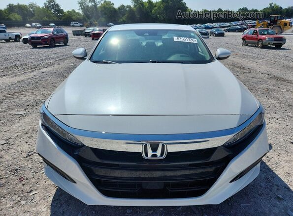 1HGCV2F59JA022251 2018 HONDA ACCORD White Widok z przodu