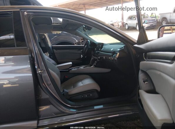 1HGCV2F59JA026509 2018 HONDA ACCORD Gray Vista interior delantera