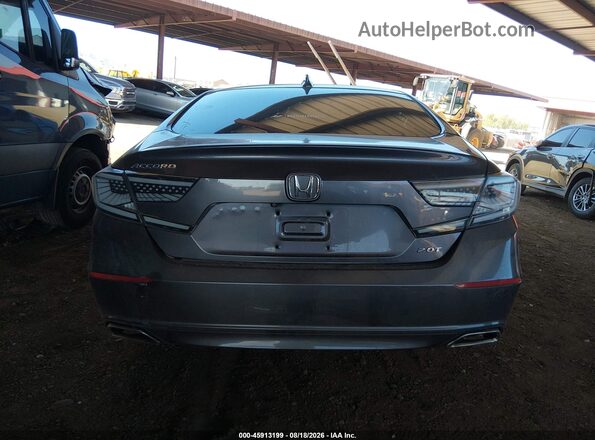 1HGCV2F59JA026509 2018 HONDA ACCORD Gray 