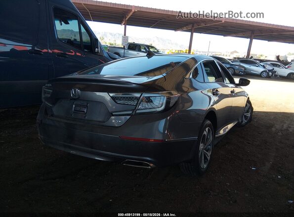 1HGCV2F59JA026509 2018 HONDA ACCORD Gray Trasero derecho