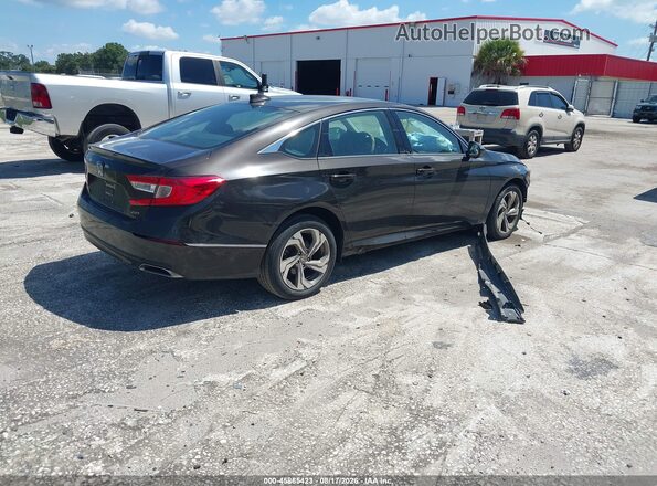 1HGCV2F5XJA044954 2018 HONDA ACCORD Black Հետևի աջ